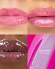 Skintone quadrant Glowify Sheer Silk Lip Oil product shade Rose Water.