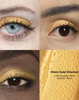 ShadowSense product shade Warm Gold Shimmer skin tone chart