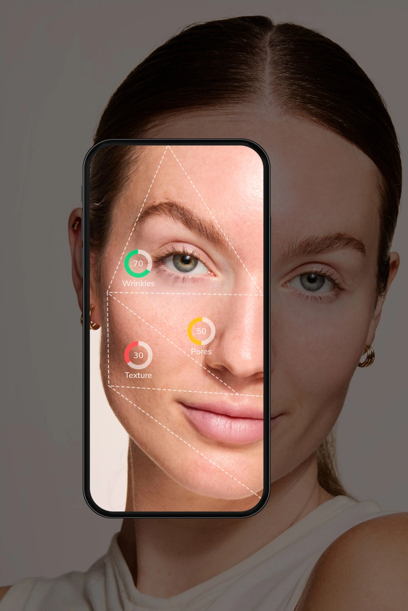 Our new Skin Analzyer Tool, know your skin concerns in 60 seconds