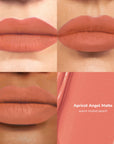 Skintone quadrant LipSense Cream product shade Apricot Angel.