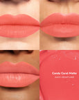 Skintone quadrant LipSense Cream product shade Candy Coral.