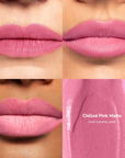 Skintone quadrant LipSense Cream product shade Chilled Pink.
