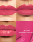 Skintone quadrant LipSense Cream product shade Peony Pink.