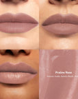 Skintone quadrant LipSense Cream product shade Praline Rose.