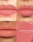 Skintone quadrant LipSense Cream product shade Strawberry Cream.