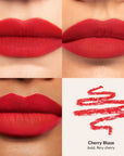 Skintone quadrant LipSense Long-Lasting Lip Liner Pencil product shade Cherry Blaze.