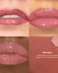 LipSense Long-Lasting Lip Color product, shade Milk Rose skintone quadrant.