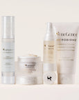 SeneGence Microbiome skincare regimen set with cleanser moisturizer serum and cream