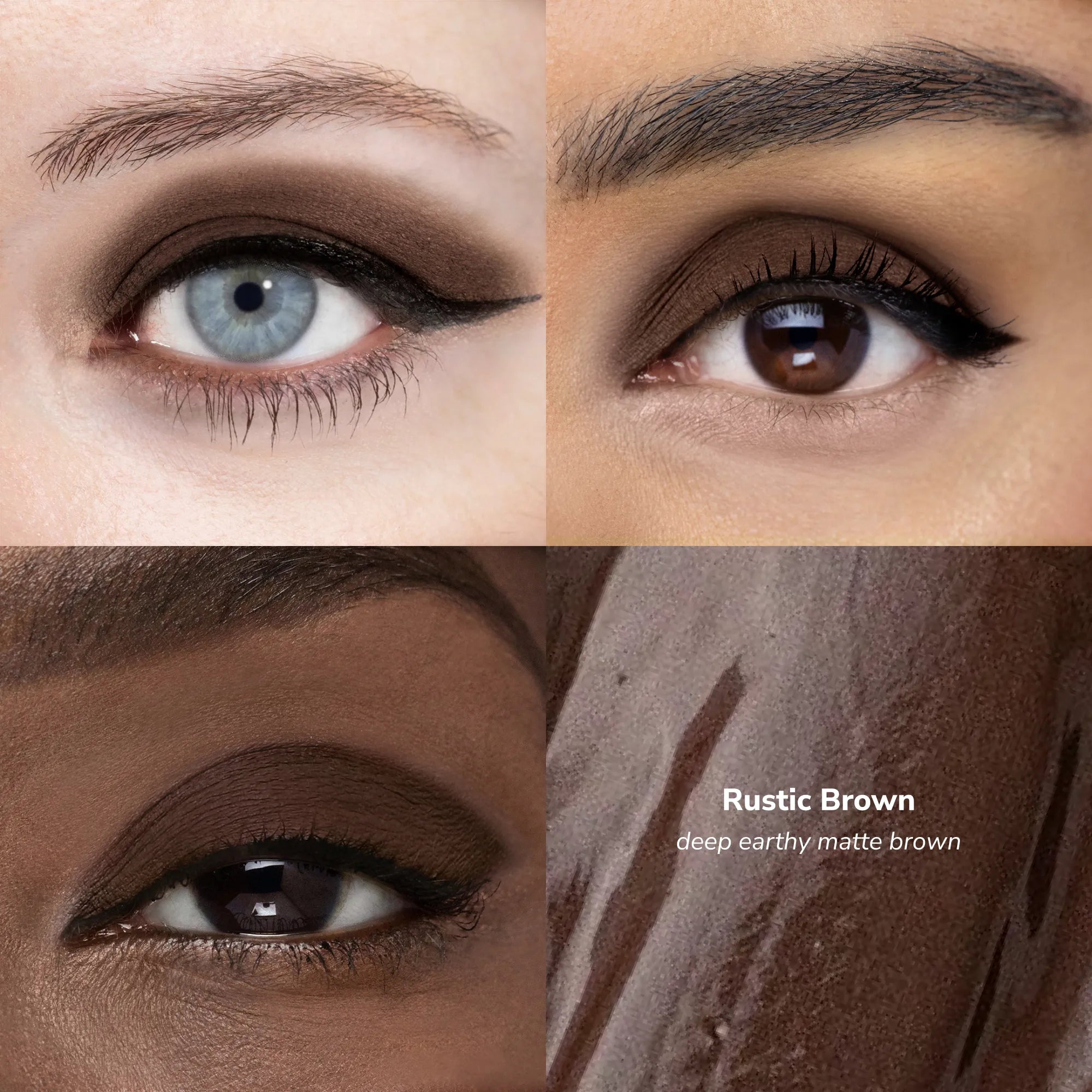 ShadowSense product shade Rustic Brown skin tone chart