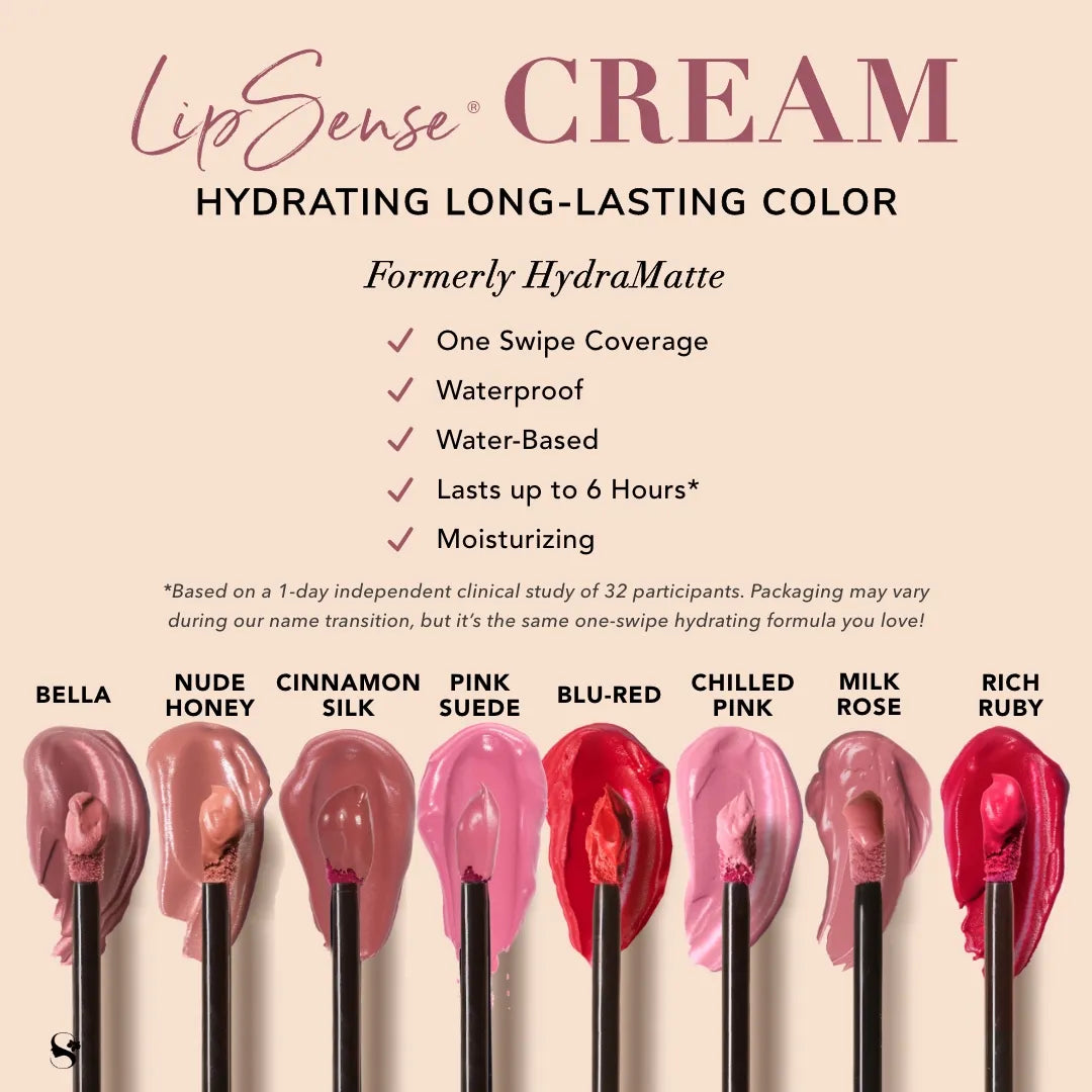 Smooth As Silk LipSense Cream (Formerly HydraMatte) Color Duo